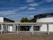 Eingang zum Ökumenischen Gemeindezentrum